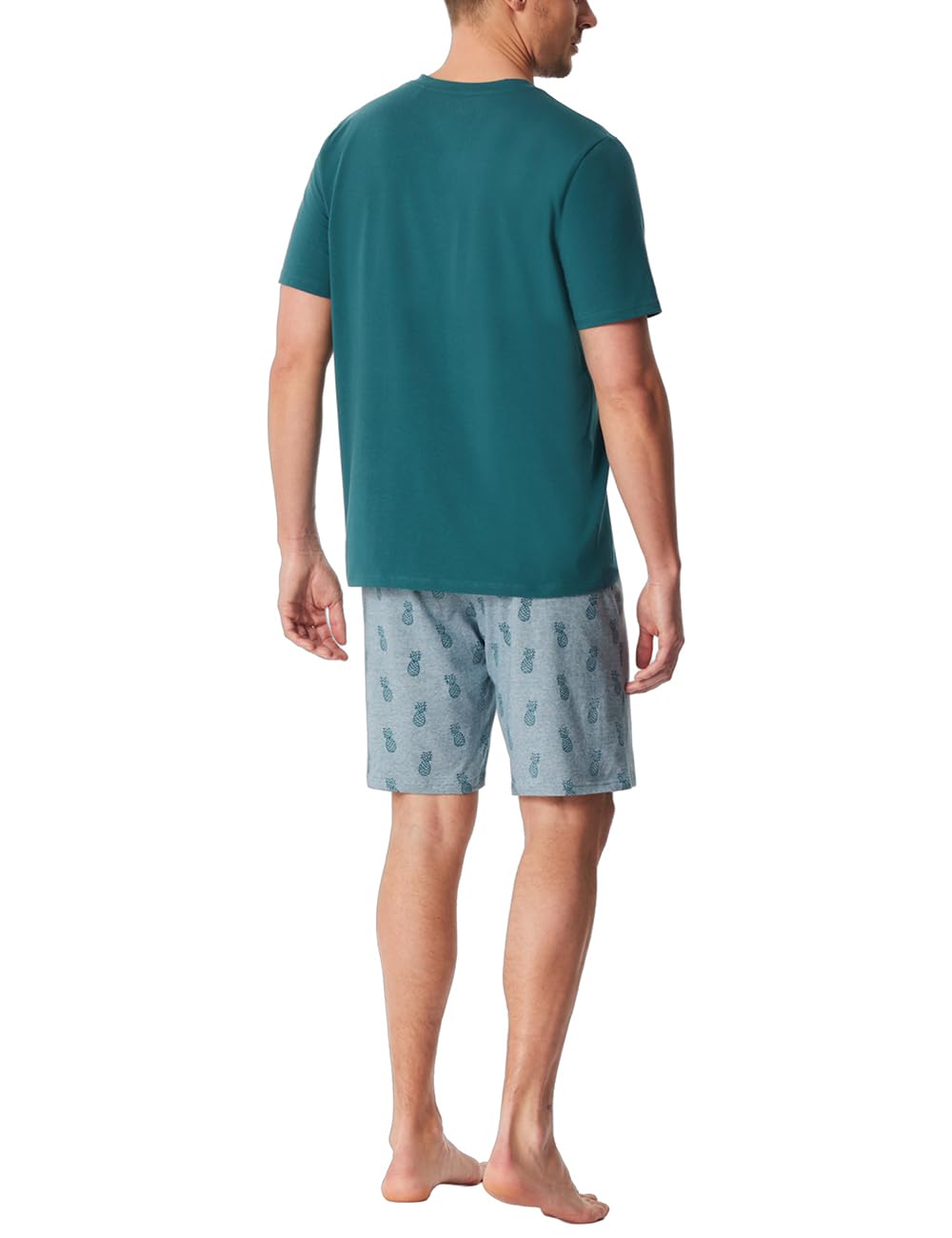 Schiesser Herren Schlafanzug kurz V-Ausschnitt - Nightwear Set
