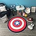 Lily et ses amis Tapis de sol rond, matelas d’escalade pour enfant, coussin décoratif, Captain America, Diameter: 60cm