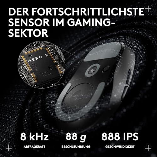 Logitech G PRO X SUPERLIGHT 2c, Schwarz, 910-007531