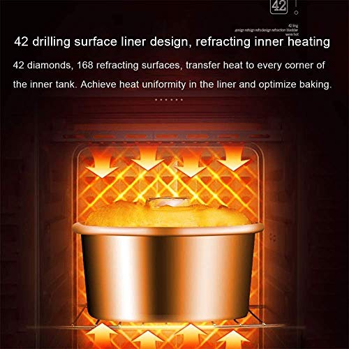 Huishoudelijke Verticale Multifunctionele Mini Oven Elektrische Desktop Oven Temperatuur Aanpassing Bespaart Ruimte 12L Mini Ovens Every Family - Afbeelding 5