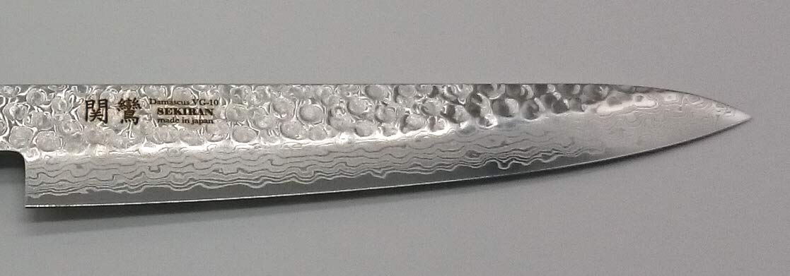 関鸞 高級包丁 ペティナイフ 135mm V金10号17層ダマスカス 鎚目 Amazon | 『関鸞』関の刃物 ペティナイフ 135mm 八角柄 N
