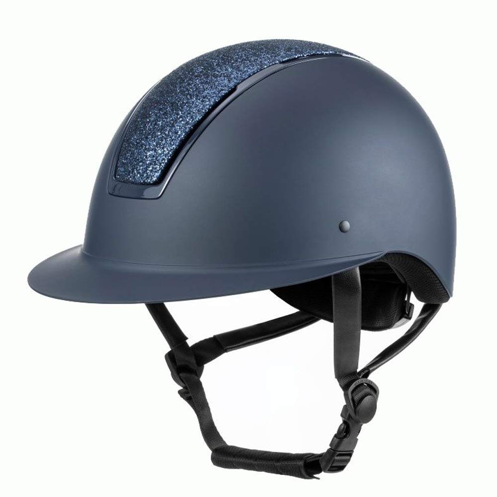 USG 13250022-132-305 Comfort Jewel - Casco de equitación, Color Azul Marino, Talla L