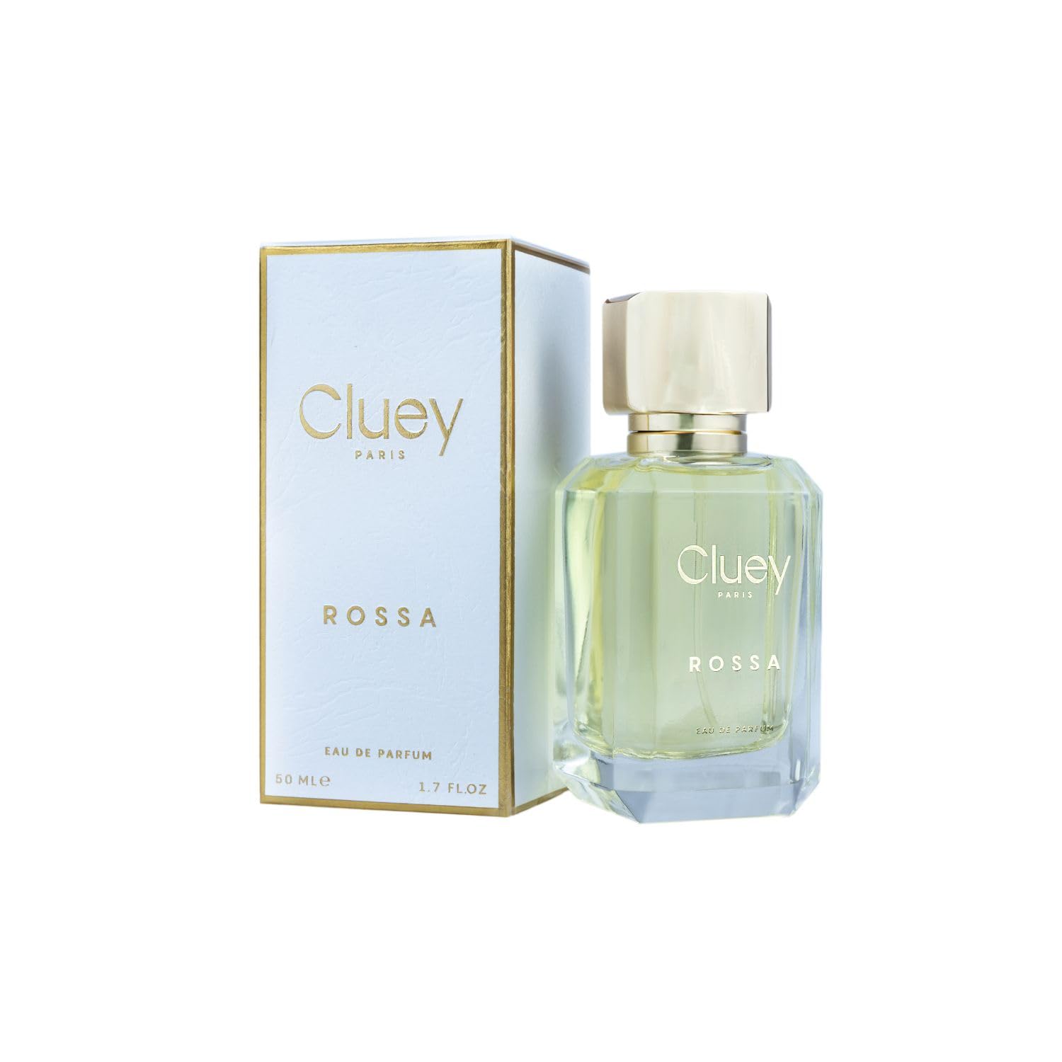 Cluey ROSSA Eau De Perfume 50ml. A Feminine Ambery Floral Fragrance. Perfume For Women