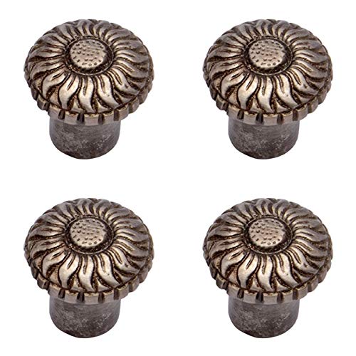 Adonai Hardware Molid Decorative Brass Cabinet Knob (Supplied as 4 Pieces per Pack)