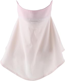 COHEALI Máscara De Cor Gradiente De Blush Gelo Seda Verão Fina Máscara De Canto Olhos Protetor De Pescoço Pasta De Feijão Gradiente Resistente A UV Cobertura Facial Proteção Solar