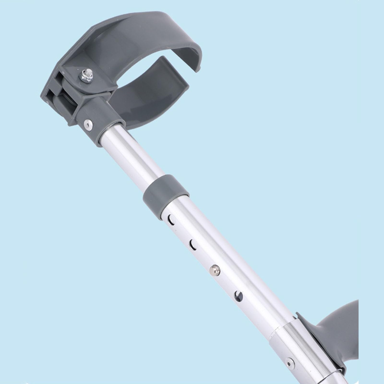 Muletas Adulto, Altura Ajustable De 140 A 188 Cm, Muletas Para El Brazo Cómodas Aluminio Médicas Muletas Ortopédicas Para Lesiones En Las Piernas