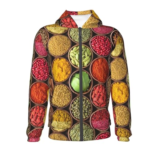 Spring Flower Seasonal Kid Hoodies Boys Zip Up Sweatshirts Girls Pullover with Pocket2