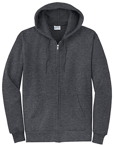 Port & Company - Core Fleece Full-Zip Hooded Sweatshirt 4XL Dark