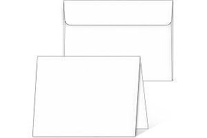 Premium White Blank Cards and Envelopes for All Occasions