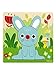 Djeco Puzzle in Legno Coniglio Blu