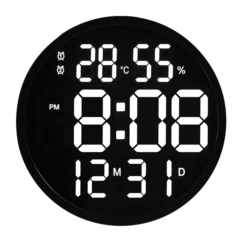 Buy AGEK LED Digital Wall Clock,12 Inch Luminous Large Digital Clock