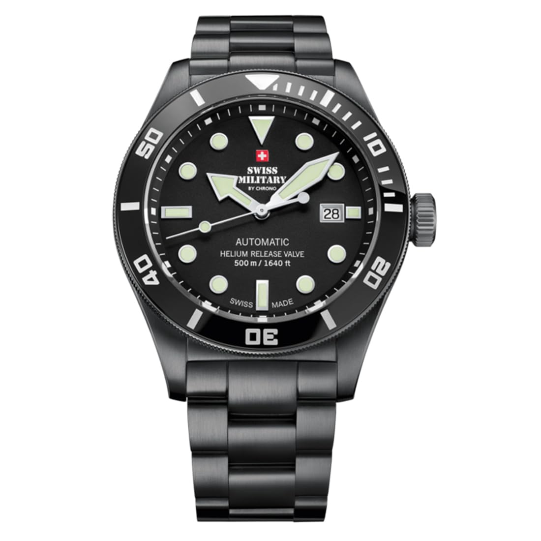Swiss Military by Chrono Analogue Black Dial Mens Watch-SMA34075.04 (B0CCSML3YQ) Amazon Price History, Amazon Price Tracker