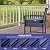 IPYNBAP Outdoor Chair Cushions Set of 4?Waterproof Outdoor Seat Cushions for Patio Furniture?Patio Chair Cushions with Ties, Round Corner Outdoor Chair Pads for Garden, 19" x 19" x 3", Navy Blue