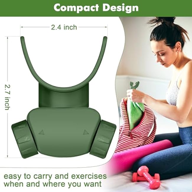Breathing Exercise Device, Compact Guided Portable Breathing Trainer, Excellent for Sports, Performers, Singers, Hikers, Yoga, Mountain Climbers