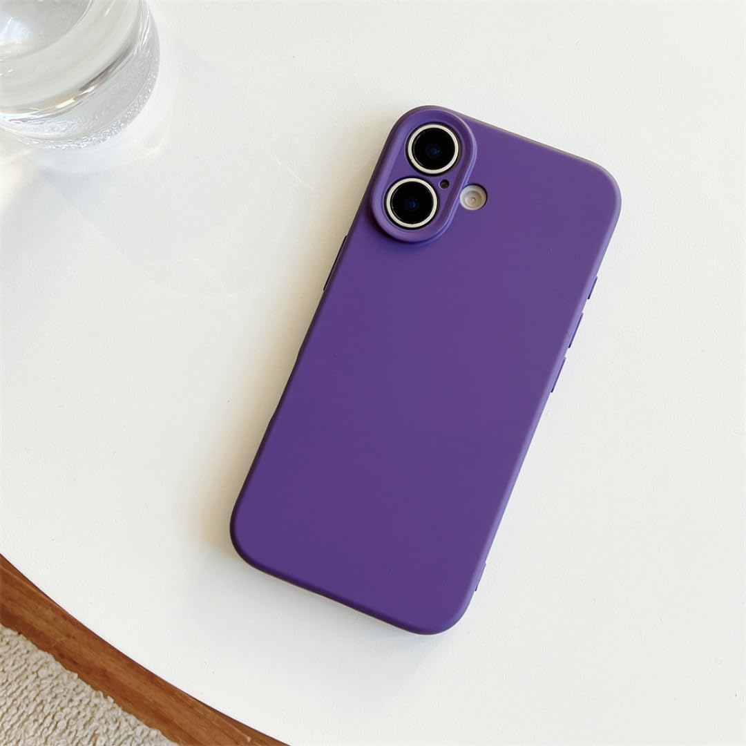 Coque iPhone 14 Pro silicone liquide violet pour vous accompagner partout - 7