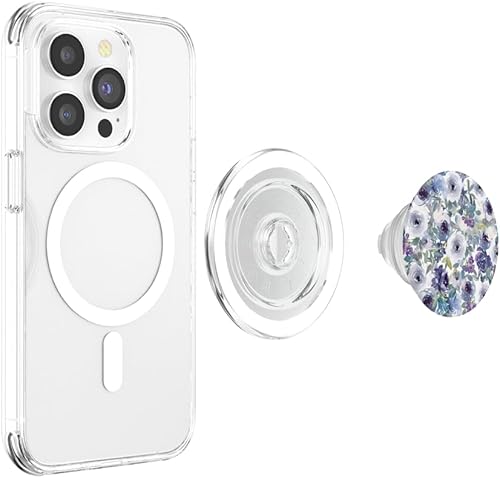 Miniatura 15 de Winter Floral Flower Design PopSockets PopGrip intercambiable