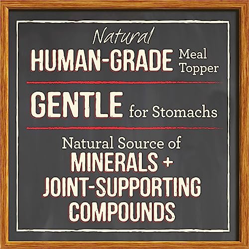 Image of Merrick Grain Free Bone Broth, Premium Human Grade and Gluten Free Dog and Cat Food Topper Pouches, Chicken - 7 oz. Pouch (Pack of 4)