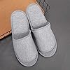 XINCHIA Portable Travel Slippers Foldable Open Toes Sandals Non-Disposable Cotton Hotel Spa Slippers Guest Room Unisex Indoor House Floor Footwear Anti-skid Business Travel Trip Flight Shoes Footwear #3
