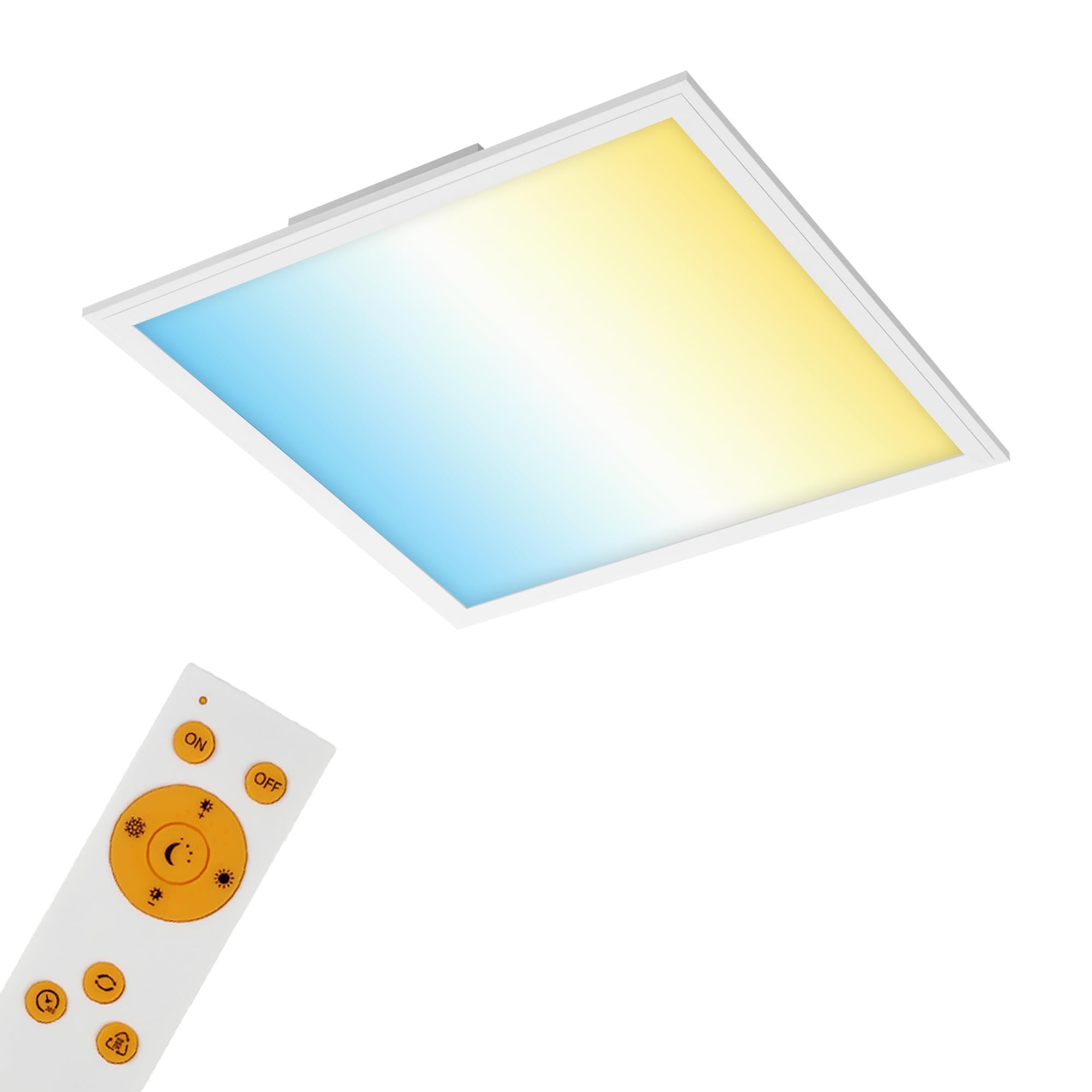 Briloner Leuchten SIMPLE Plafondlamp Plafonnière - LED - 45x45cm - Koud wit licht - Wit Briloner Leuchten SIMPLE Plafondlamp Plafonnière - LED - 45x45cm - Koud wit licht - Wit