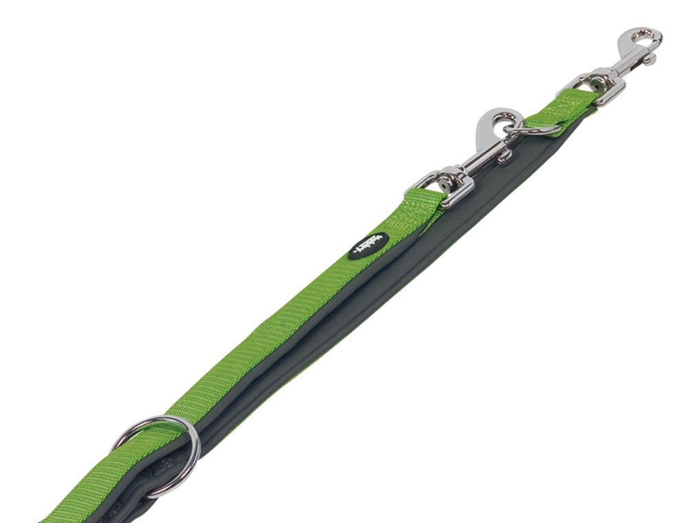 Nobby Classic Preno Traning Leash, 200 cm/25-35 mm, Green/Gray
