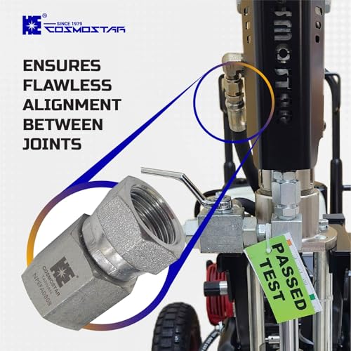 Image of Cosmostar 1 /2 inch NPTF Female x 1 /2 inch NPSM Swivel Pipe Swivel, Hydraulic Adapter