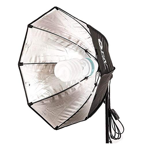 Softbox Octogonal c/Soquete E27 Octobox 65cm c/Grid Greika
