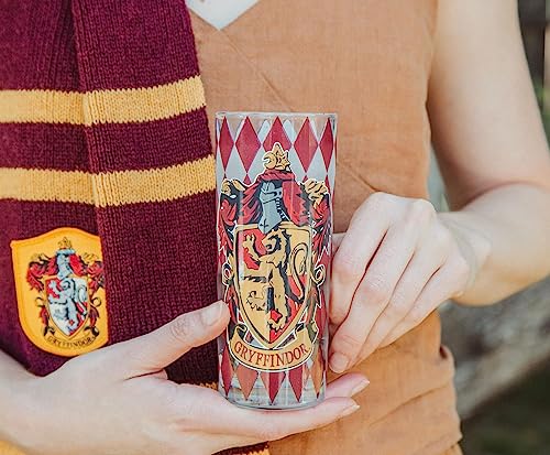 Image of Silver Buffalo Harry Potter Hogwarts House Crests 4-Pack Tumbler Set, 10-Ounces
