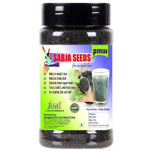 Pmw - New Jar Pack - SABJA Seeds - TUKMARIA Seeds - FALOODA Seeds - Sweet Basil Seeds- 500g (B07P8Y26XW) Amazon Price History, Amazon Price Tracker