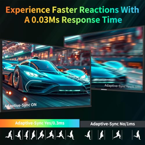 Image of Deco Gear 27 inch 4K UHD QD-OLED Gaming Monitor, 240Hz, 0.03ms GTG, 3840x2160