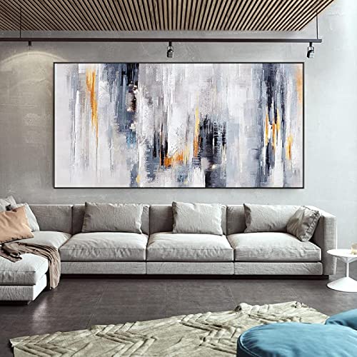 Peinture moderne grise pour habiller un grand mur vide de loft