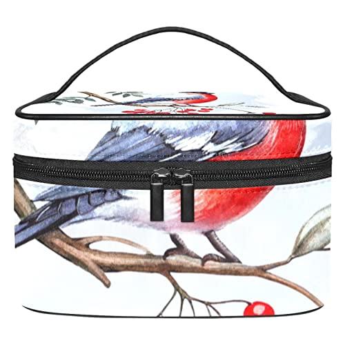 Sac à cosmétiques oiseau idéal en voyage pour un maquillage ordonné