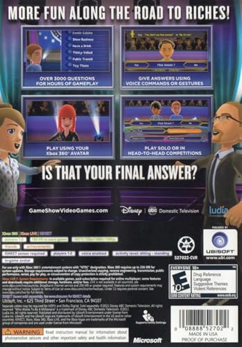 Image of Ubisoft 52702 Who Wants to Be a Millionaire?