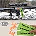 YONCONO 3Pack Chamber Safety Flag Fits Rifle Shotgun Pistol, Embroidery Tags Remove Before PEW PEW - Universal Compatibility (Green)