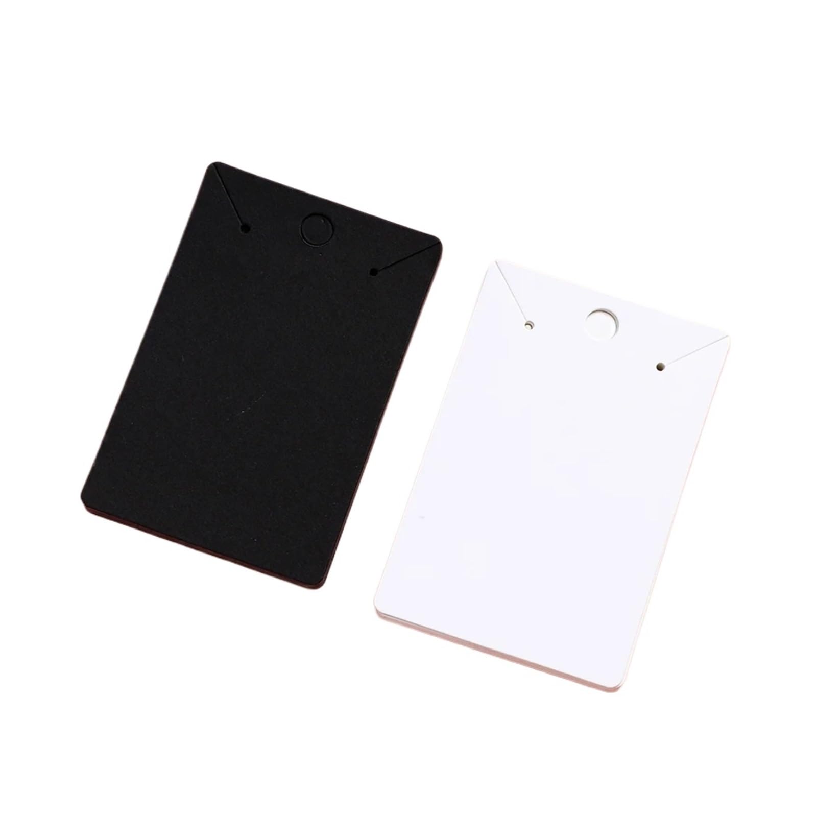 FDzkrtvm Earrings Necklace Display Cards, Earring Cards 600PCS Multicolor 6x9cm For Jewelry Display(White)