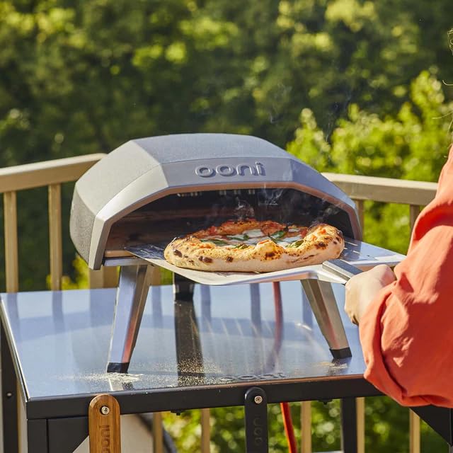 Ooni - Koda 12 forno a gas per pizza da esterno – Forno per pizza portatile da 30 mBar – Pizza alla napoletana in soli 60 secondi - 62 x 39 x 29 cm - 9,2 kg