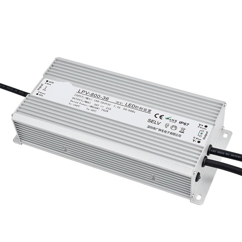 Fuente de alimentación conmutada Impermeable de 220 V CA a 48 V, 1000 W