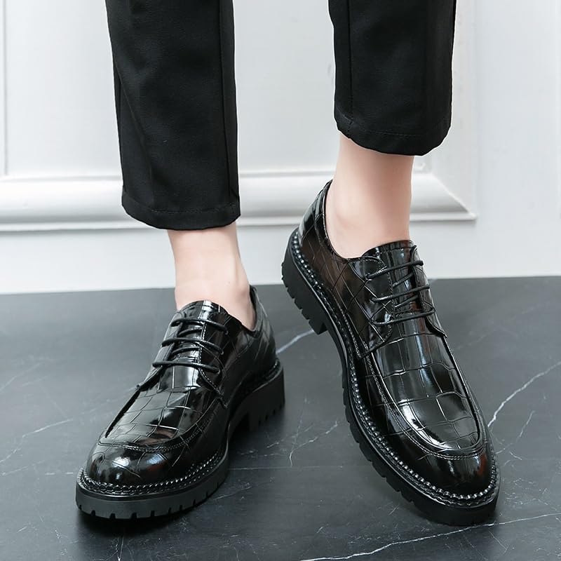 Casual Business Walking Shoes for Men British Style Men's Genuine Leather Shoes Classic Men's Casual Shoes Men's Professional Business Shoes Men's Dress Shoes3