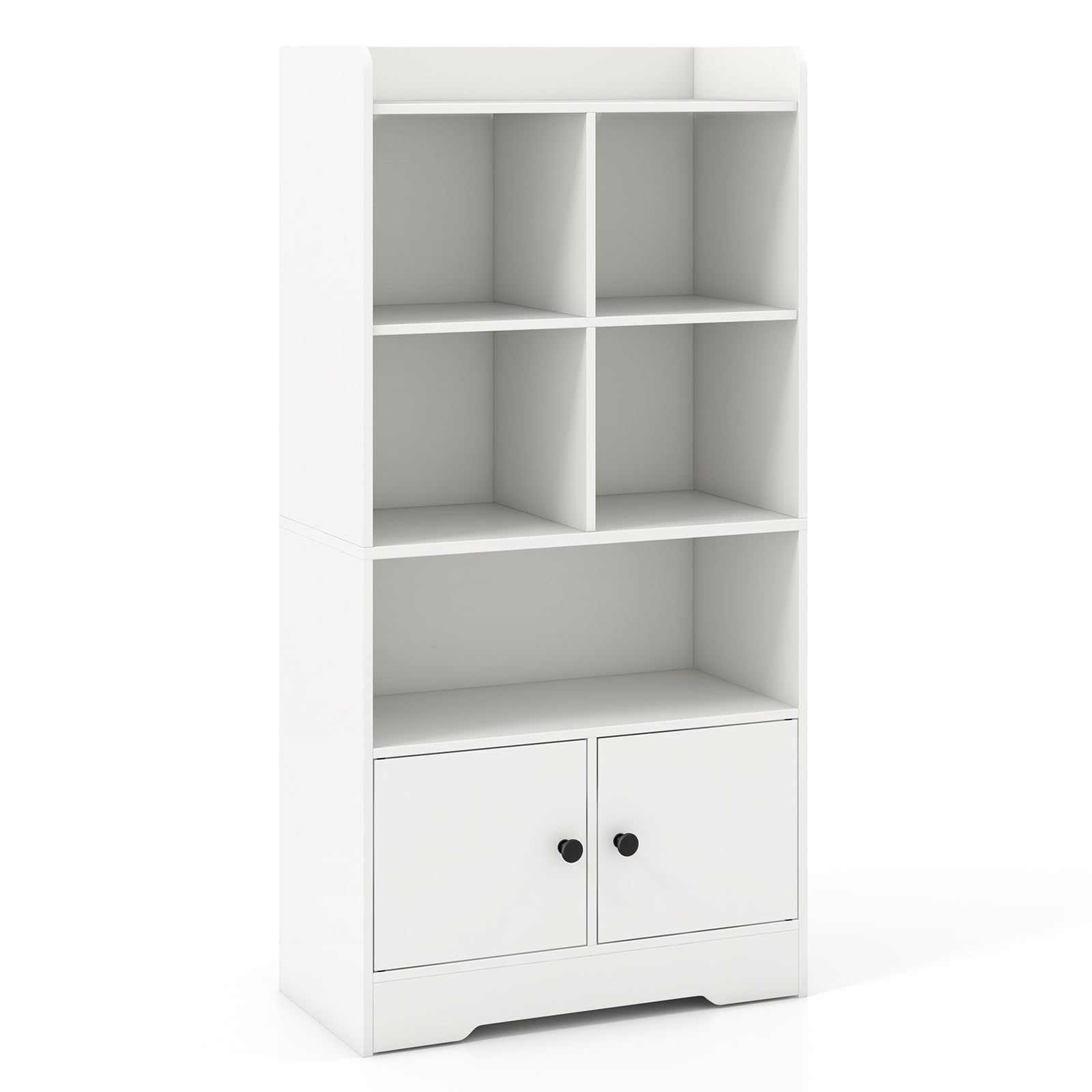GIANTEX Rek met 3 kubussen, 60 x 30 x 53 cm, vrijstaand boekenkast van