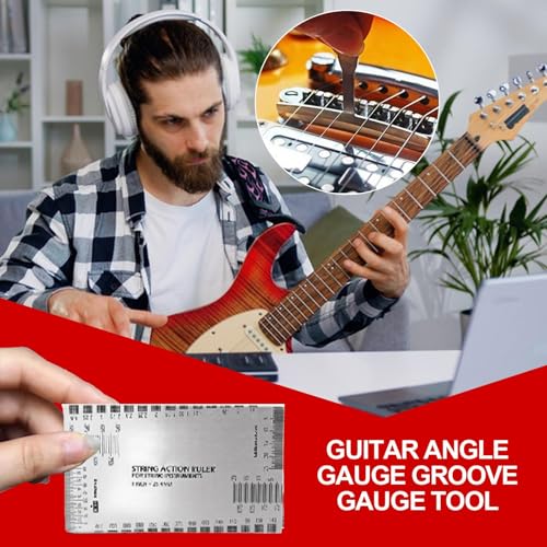 Outil de mesure pour la configuration des basses et jauge de rayon crantée - 3