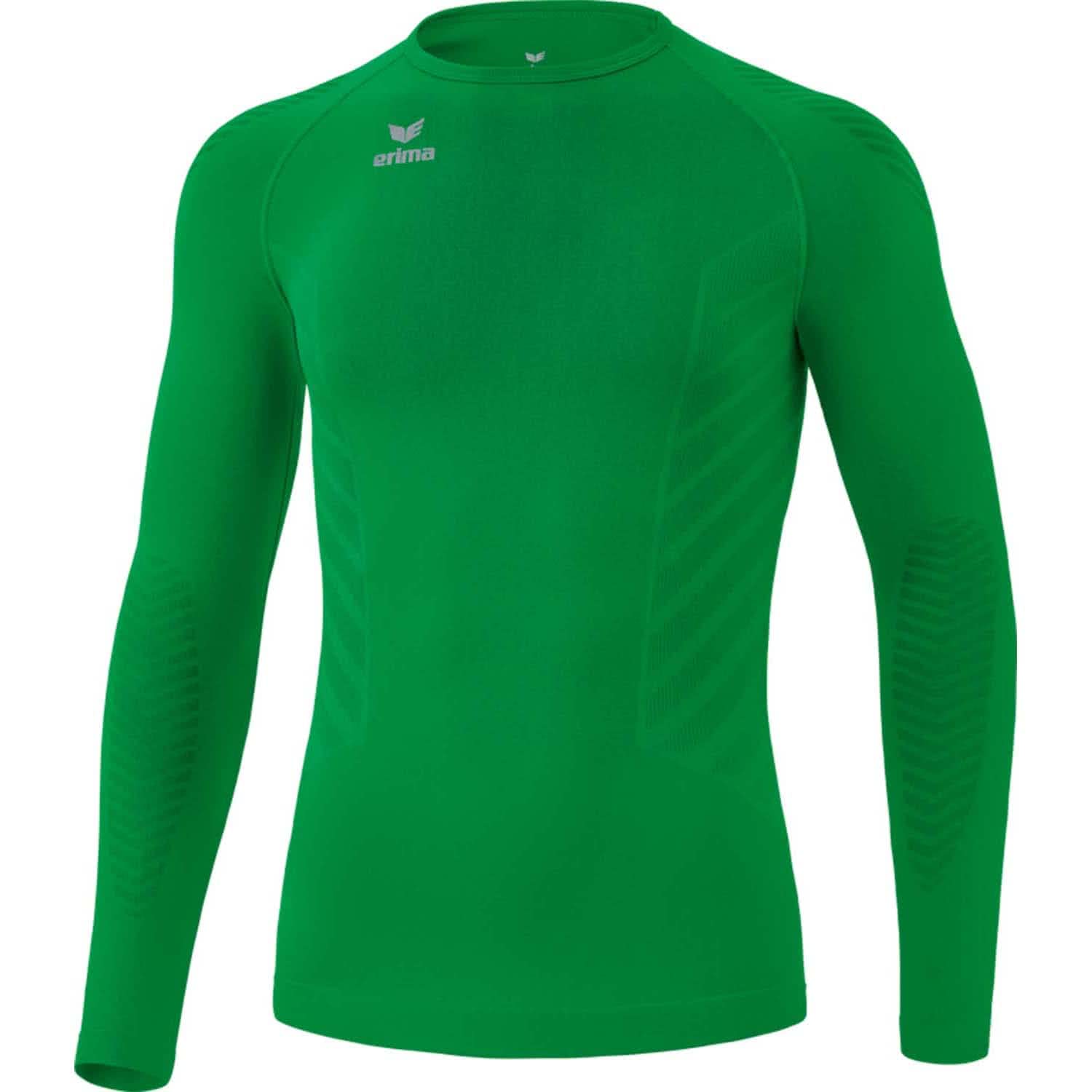 Erima Unisex Athletic Long-Sleeve 2.0 Functional Underwear (2252105), smaragd, XXL