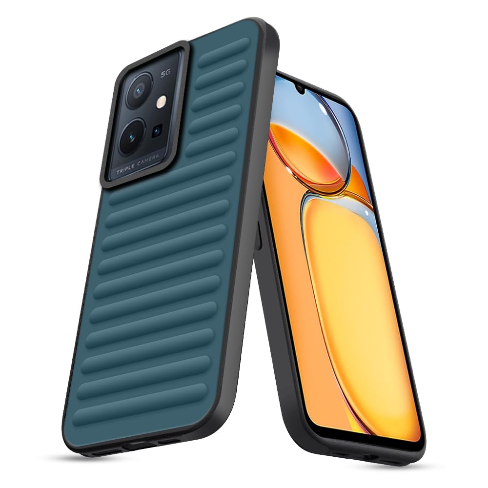 KARWAN Polycarbonate Back Case Cover For Vivo T1 5G [Military Grade Protection] Hard & Soft Bumper Anti-Scratch Protective Shockproof Cover For Vivo T1 5G-Blue (B0D4F3DKG6) Amazon Price History, Amazon Price Tracker