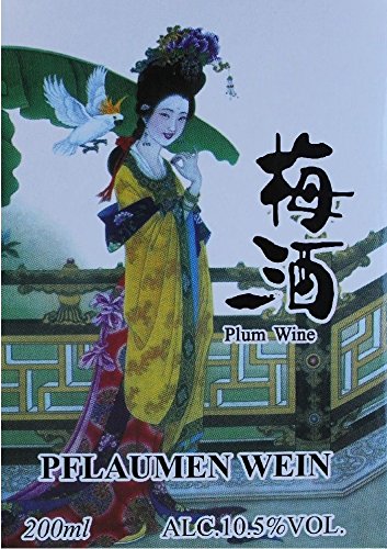 2x Original chinesischer Pflaumenwein a 200ml Plum Wine 10,5% Pflaumen Wein