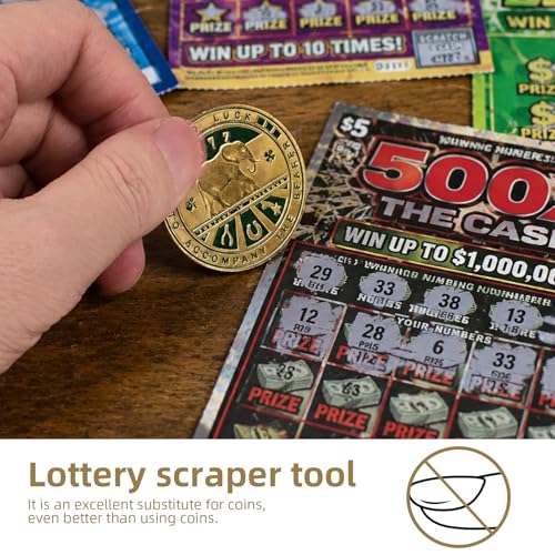 2PCS Scratcher with Lucky Coin