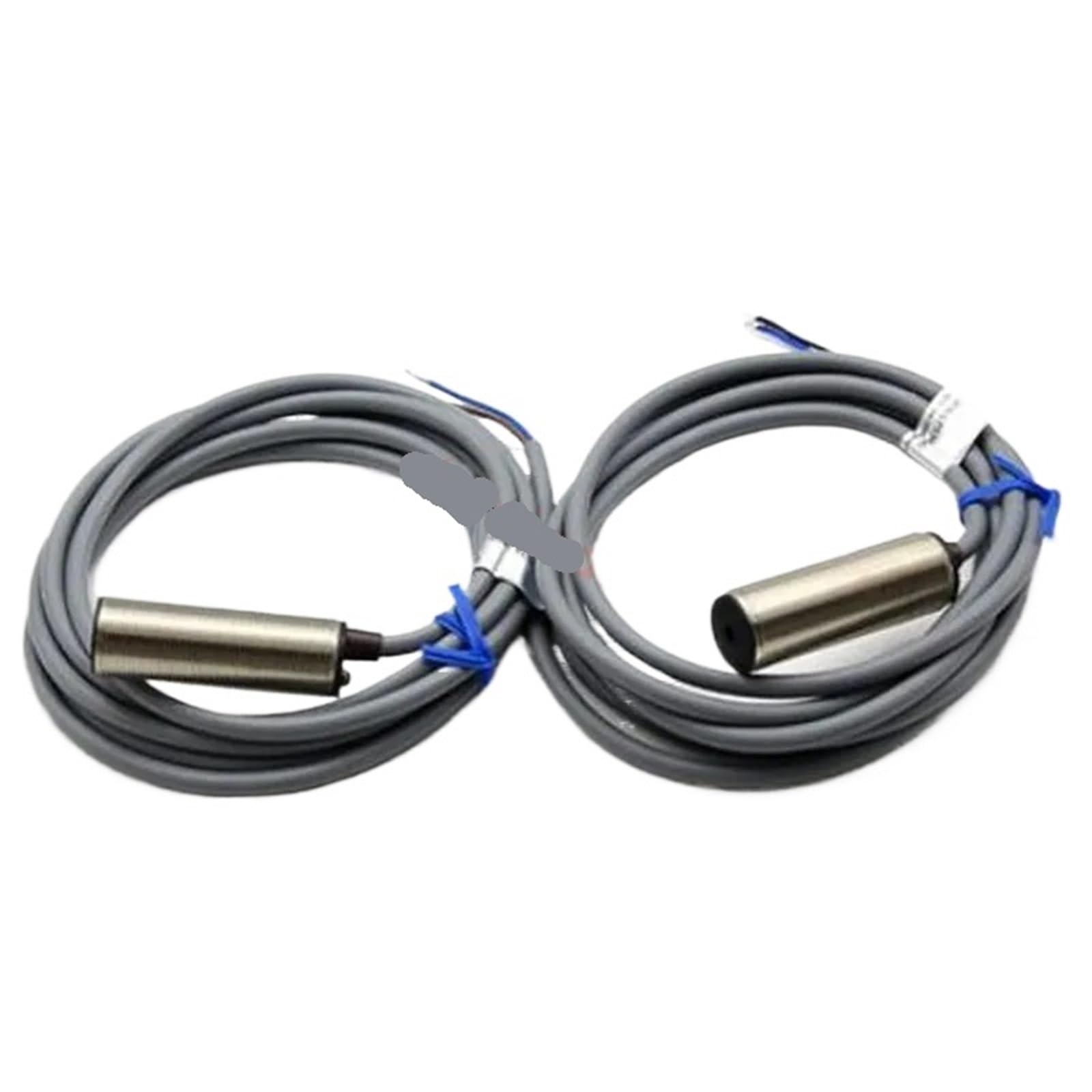 QAZXSEMUI 1pcs M18 Cylindrical Sensor BJ18-50N Condensing Control Photoelectric Switch Visible Light(M18 Npn Closed)