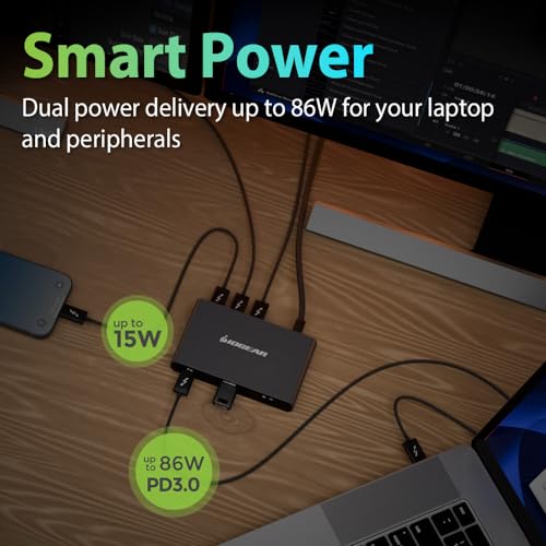 Station Thunderbolt 4 Quantum IOGEAR performance 8K pour architectures Mac M3 Pro - 7