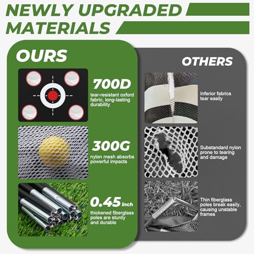 10x7FT Golf Net with Mat