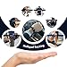 Arbily Smart Watch for Android, Smartwatch with Heart Rate Monitor Waterproof Swimming Fitness Tracker, Step Counter, Sleep Monitor, Calorie Counter Smart Watches for Men, Women, Kids, Black