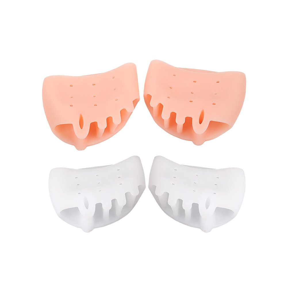 2 Pairs Separators for Bunions Spacers for Bunions Stretchers Bunion Gel Separators Straightener Gel Stretcher Damping Gasket