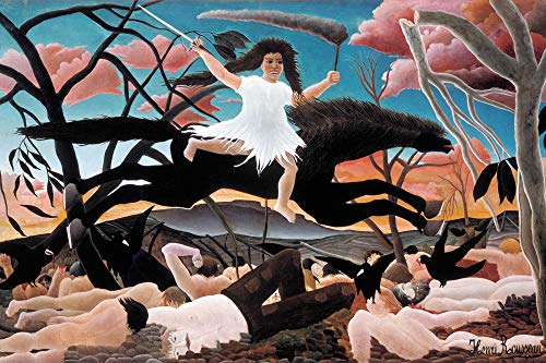 1art1 Henri Rousseau Posters XXL La Guerre Affiche 120x80 cm