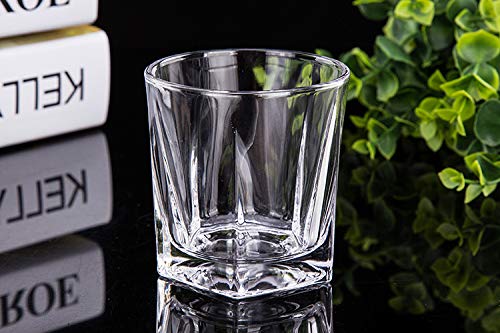Gorva Crystal Glassware Crystal Glass, 300 ml (Clear) - Set of 6